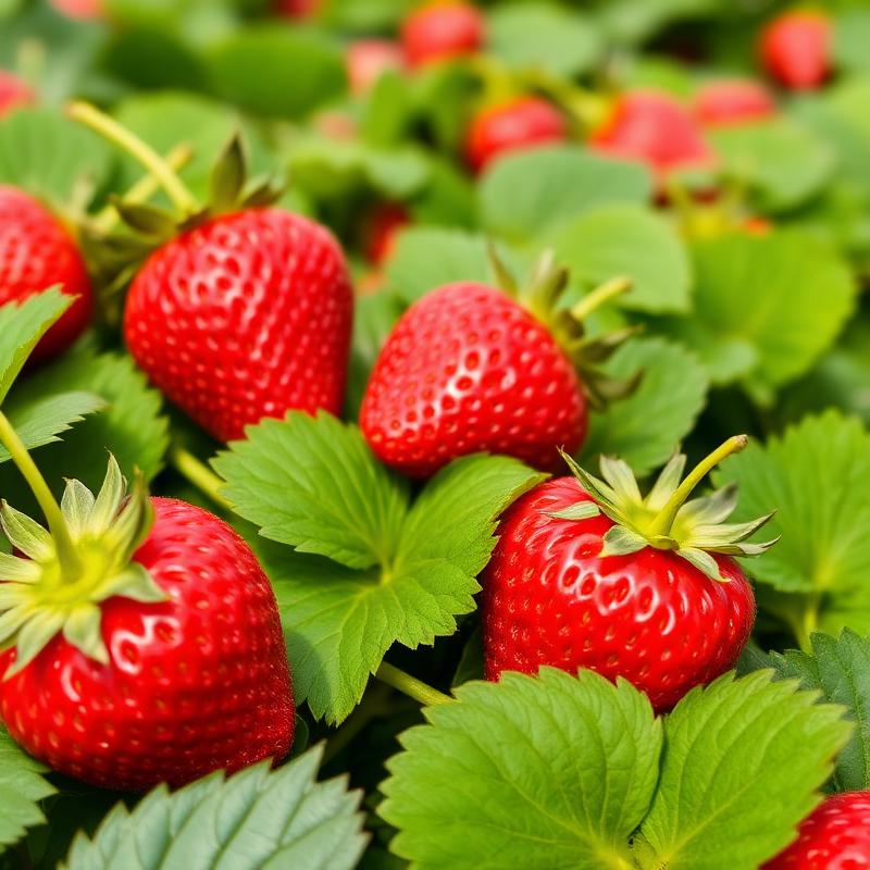 Puget Crimson strawberries